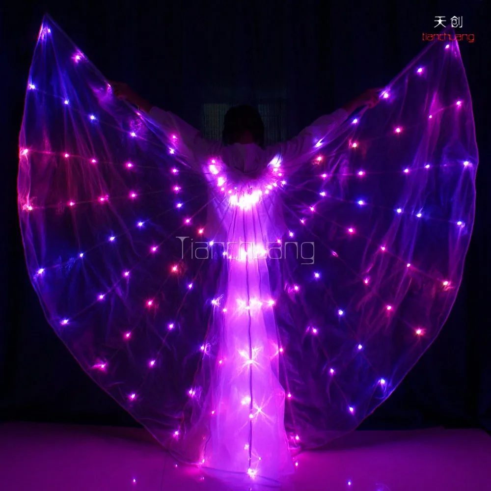  Wireless Controller LED light up rainbow isis wings butterfly led belly