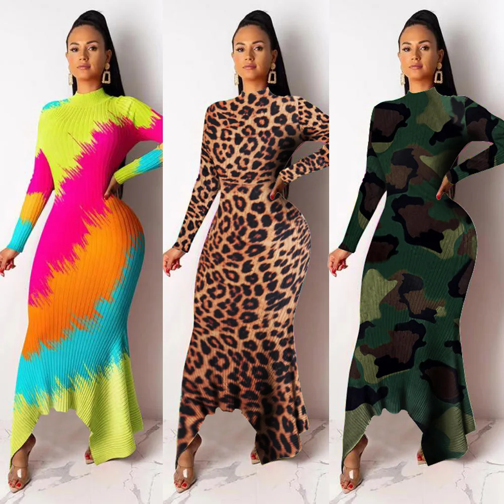 0127 MuslimQLO high collar irregular hem dress wholesale clothing south africa for women