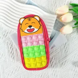 2022 new design colorful small  Fidget toys big capacity pencil pen case  for office college schools