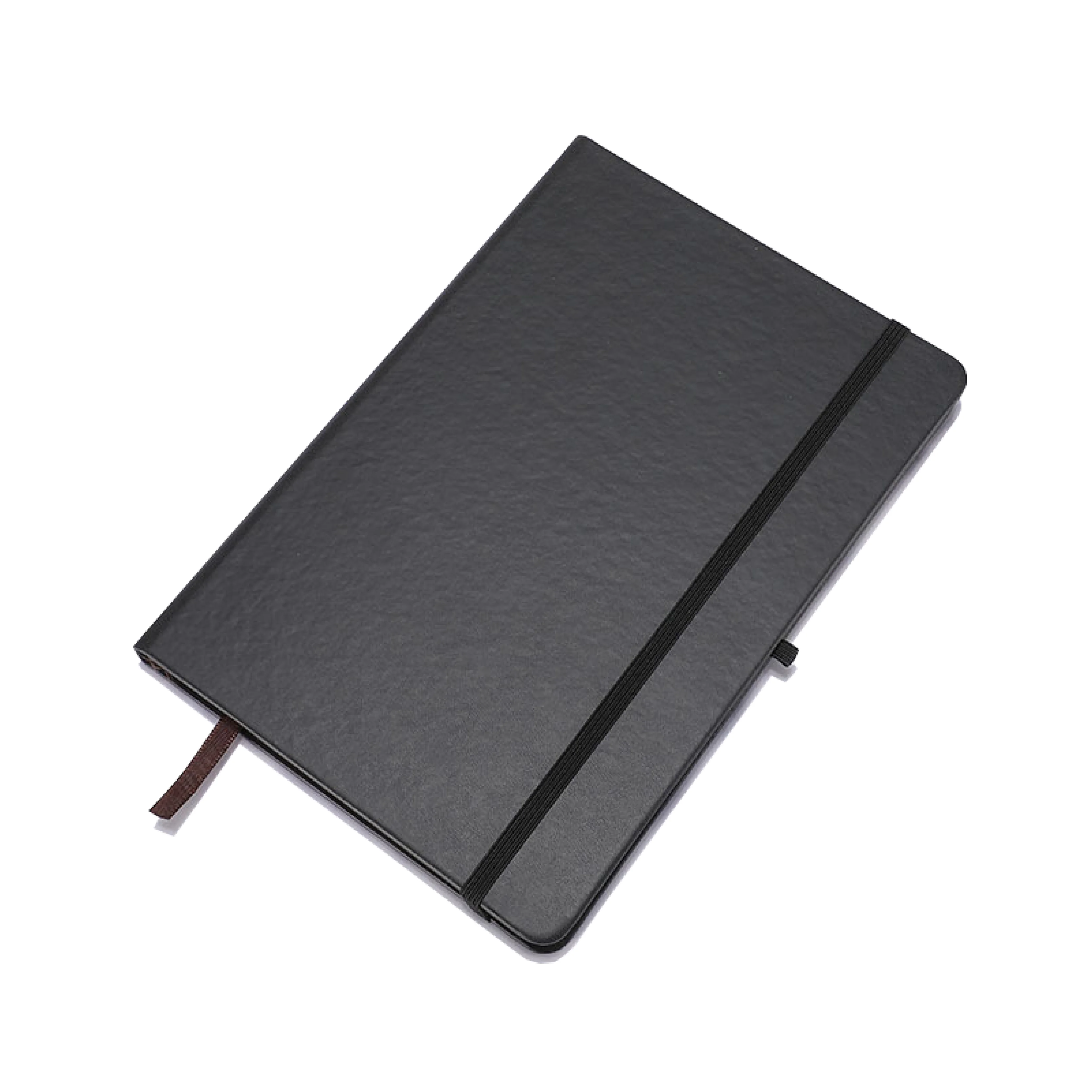 Promotional stationery dairy elastic band OEM Notepad Gifts Custom printed logo A5 Hardcover PU leather Notebook