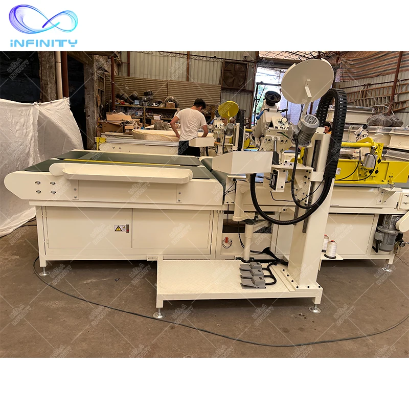 Newest chain stitch head cerradora de colchones tape edge mattress machine manufacturer