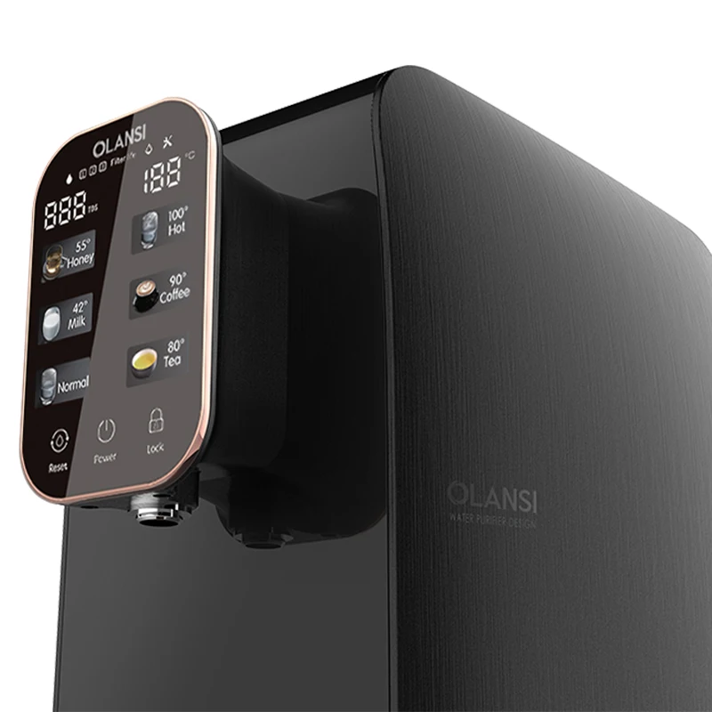 Instant hot water dispenser purifier countertop reverse osmosis water filter for home