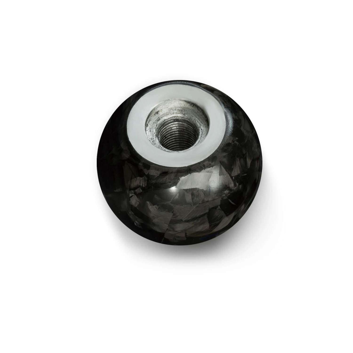 Carbon fiber wrapped aluminum ball shift knob universal carbon fiber shift knob lever