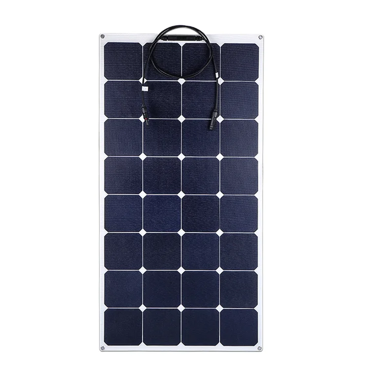 ETFE 100W 110W 120W SunPower Flexible Solar Panel for Expedition Vehicles Commercial Trucks Trailers Caravans