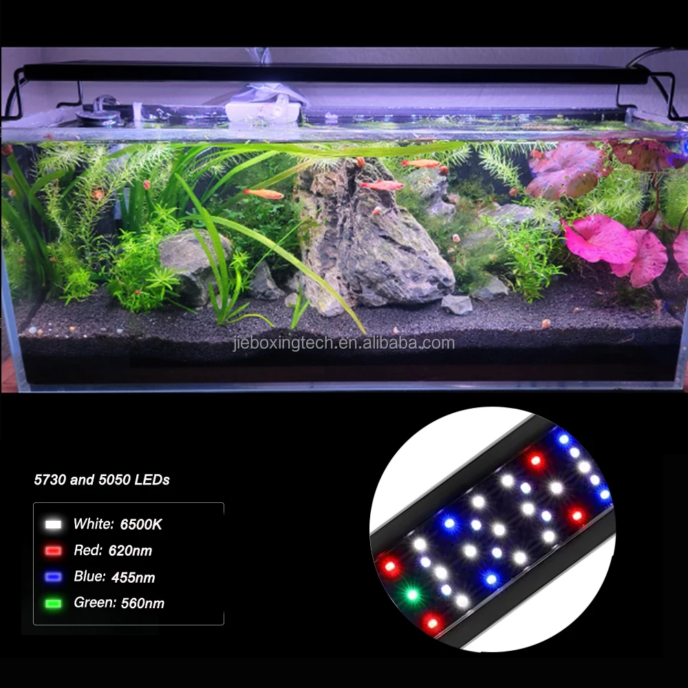 Aquarium lights  24/7 nature mode autocycle Full Spectrum Aquarium led light with Timer, Dimmable for Plant Aquariums