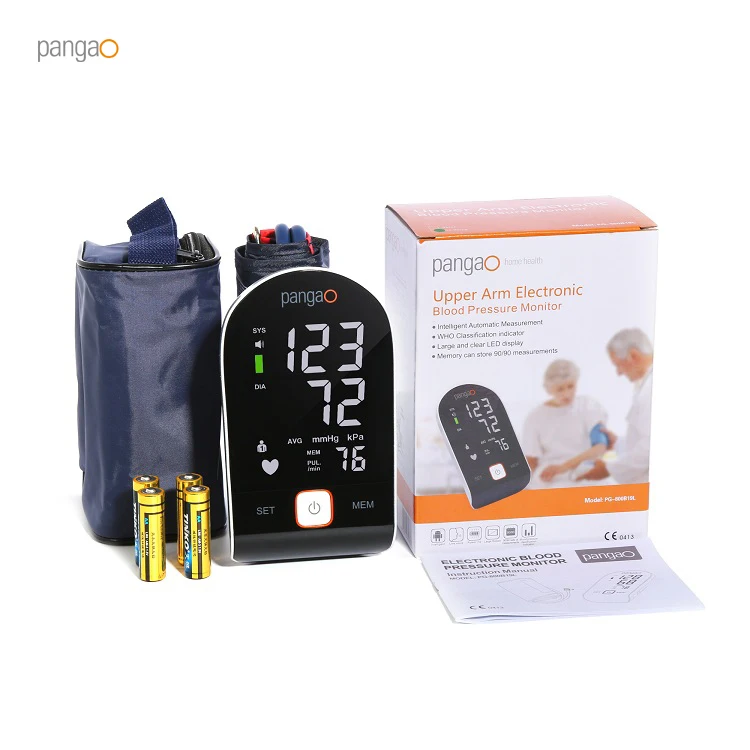 Shenzhen Sphygmomanometer Digital Upper Arm BP Instrument Blood Pressure Monitor Meter With Cuff