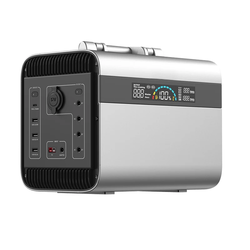 Солнечный генератор SKE USB Type C DC AC выход 1000 Вт/ч портативная электростанция для кемпинга на открытом воздухе