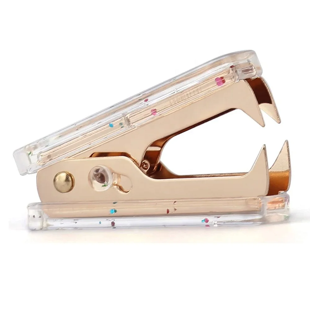 Набор для снятия офиса, пластиковые съемники степлей, индивидуальные разноцветные акриловые офисные принадлежности, съемник степлера