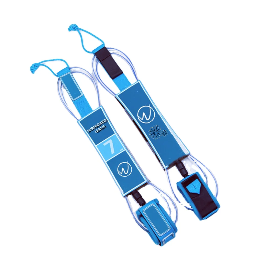 
Oem Service Professional 7Ft Double Swivel Eco Friendly Surf Bodyboard Foot Leashes 