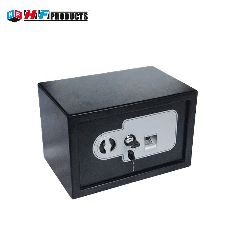 Биометрический отпечатков пальцев металлический безопасный замок jewellery Сейф Коробка