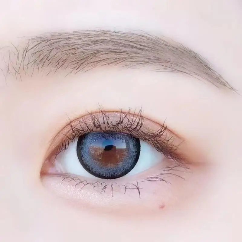 sunnylens deer gray color contact lens eyewear  colored contact lenses wholesale nature lens entes de contacto 14.5 mm bottle