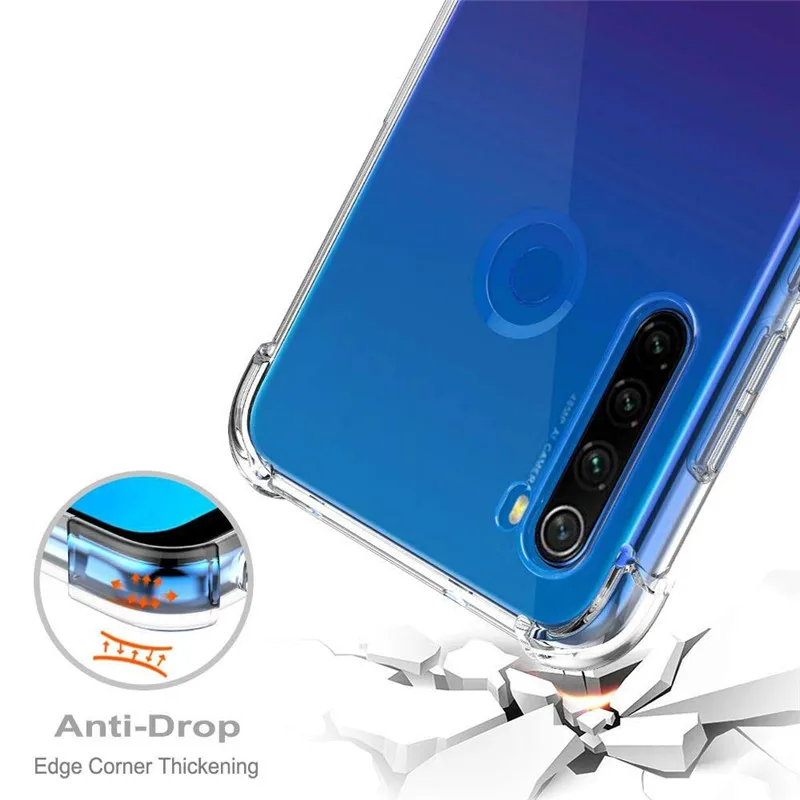  Чехол для телефона Xiaomi Mi 10 CC9 Note10 CC9E A3 Redmi Note 9S 9 Pro MAX K30 8 8A 8Т Силиконовый противоударный прозрачный