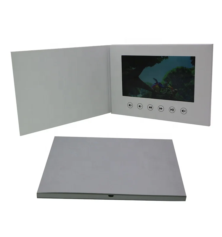 Custom Lcd Video Player xxx China Digital Blank Video Brochure Card for Advertising
