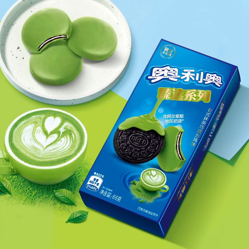 Oreo покрытие бисквит 66 г шоколадное клубничное йогуртное японское маття