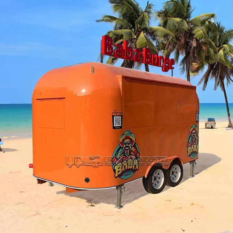 Urdream Airstream Mobile Food Concession Trailer 13 X 7.5 Airstream Style Food Truck