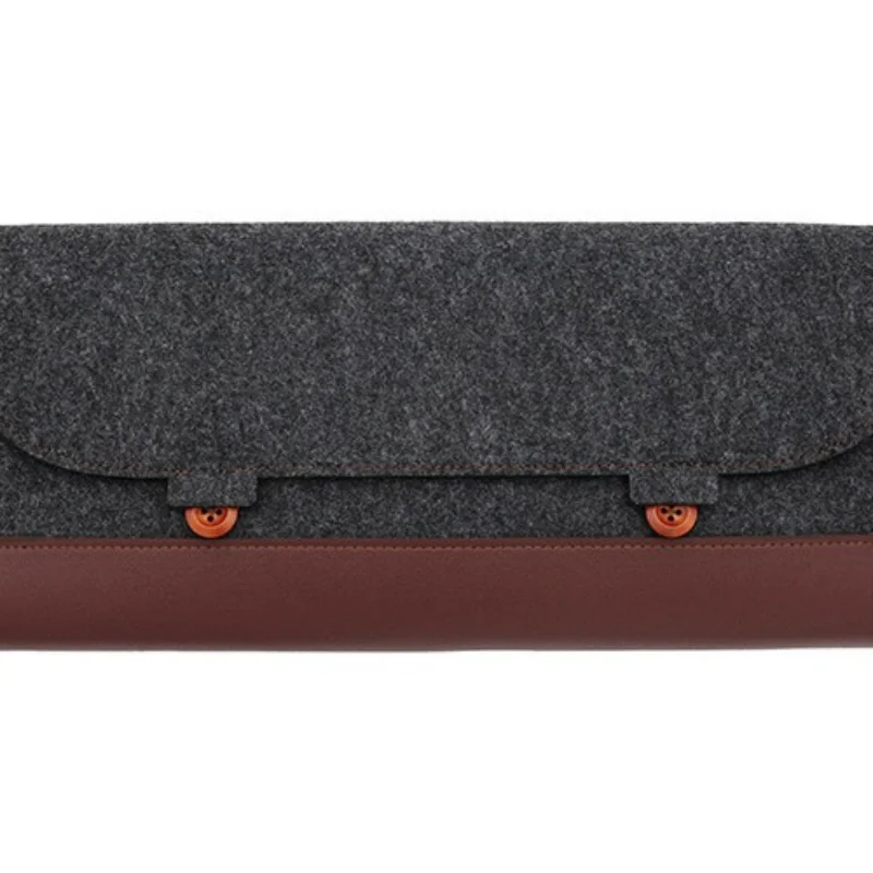 Wholesale Felt Keyboard Travel Case Simple Wireless Keyboard Bags Soft Scratch Proof Deep Gray Carrying Case