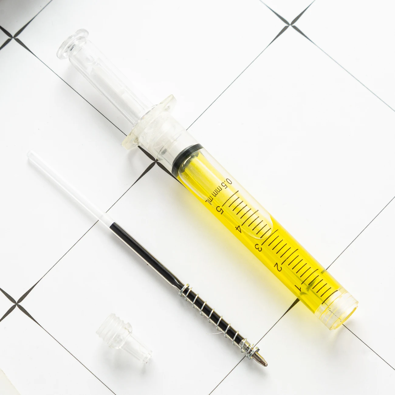 Personalized Plastic Pen Novelty Injection Needle Pen Promotion Fancy Syringe Plastic Pen