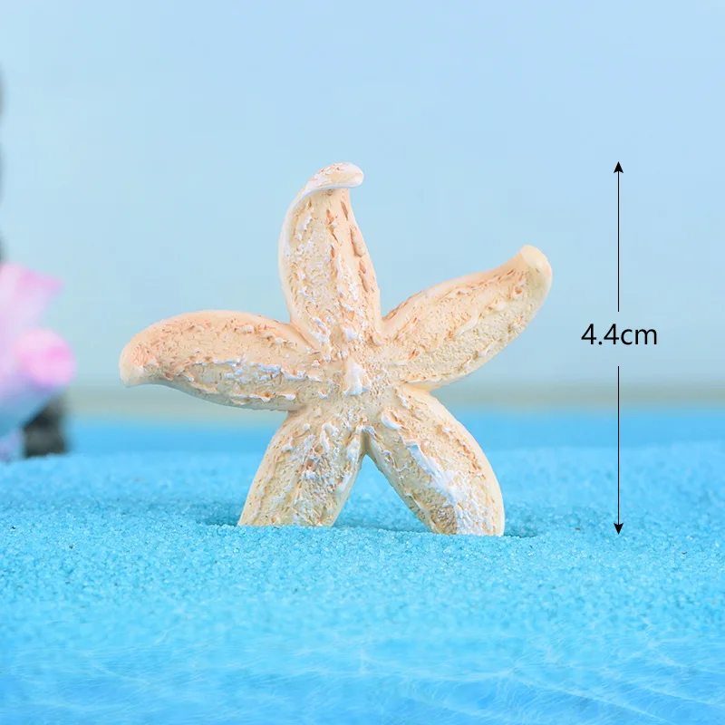 Simulation Starfish Water Fountain Terrarium Fish Tank Beach Miniatures Marine Toys Art Handicraft Garden Aquarium Decoration
