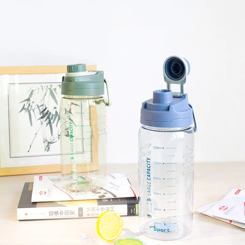 New Carry Insulated Wide Mouth Strap Polypropylene PP Cold Sports Plastic Drinking Bottle Premium 1.5l 1500 ml