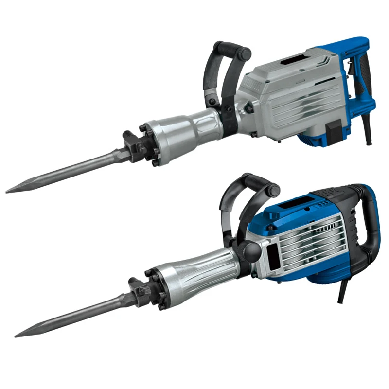 LANDSEA Heavy Duty Jack Hammer Electric Pick 220V High Power Concrete Breakers Rotary Demolition Impact Hammer Drill Set