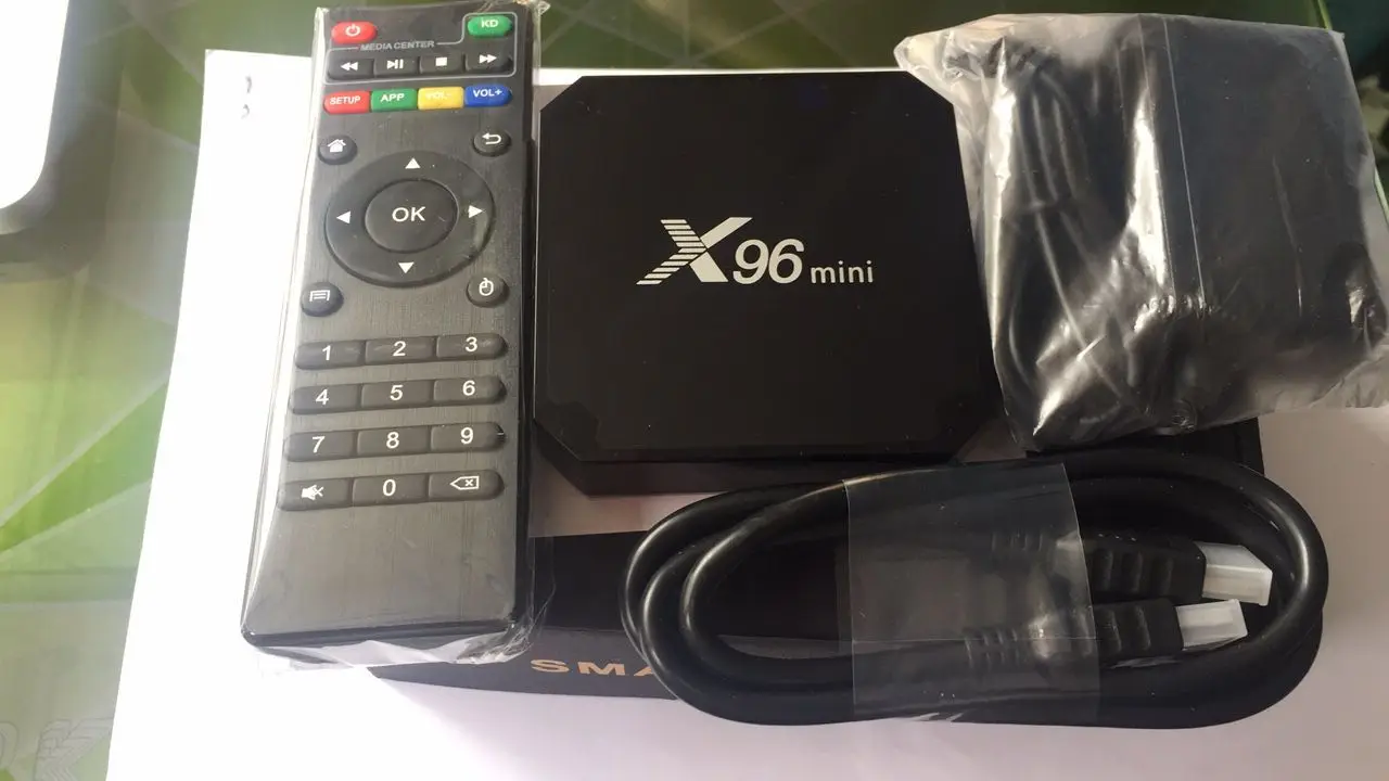 Best Selling Wholesale Price Android 9 4K Quad Core 1GB 8GB 2GB 16GB Amlogic S905W X96 MINI Android TV BOX