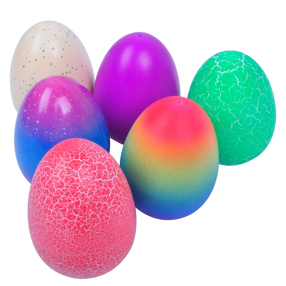 China Factory OEM&ODM Educational 6pcs Middle Size Unicorn Water Growing Egg Toy Surprise Toys for Kids Ages 3+
