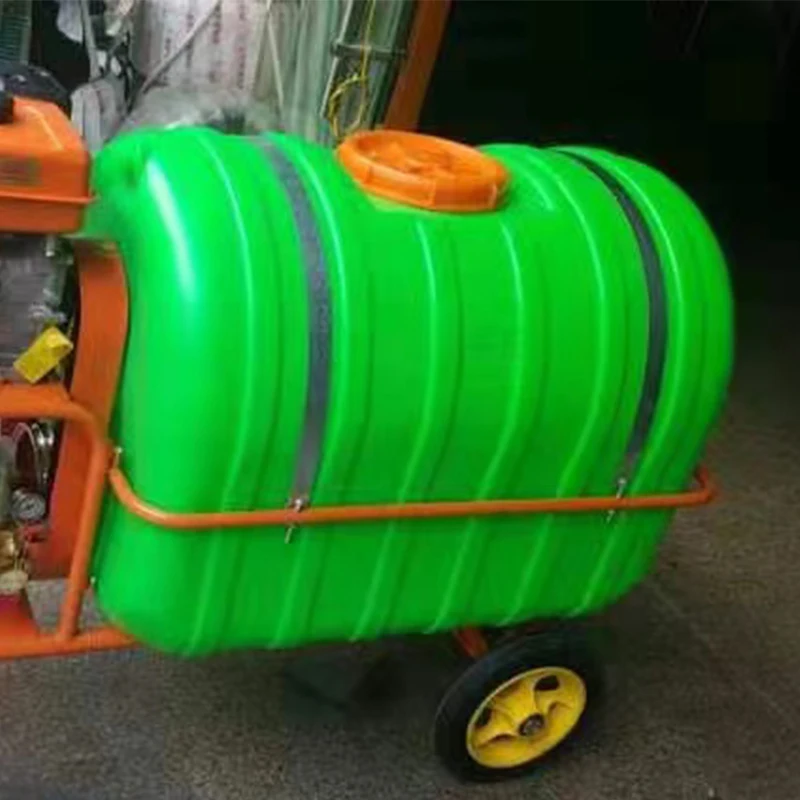 Hand-Pushed Four-Stroke Gasoline Power Spray Pump Agricultural Sprayer Equipped With Bucket