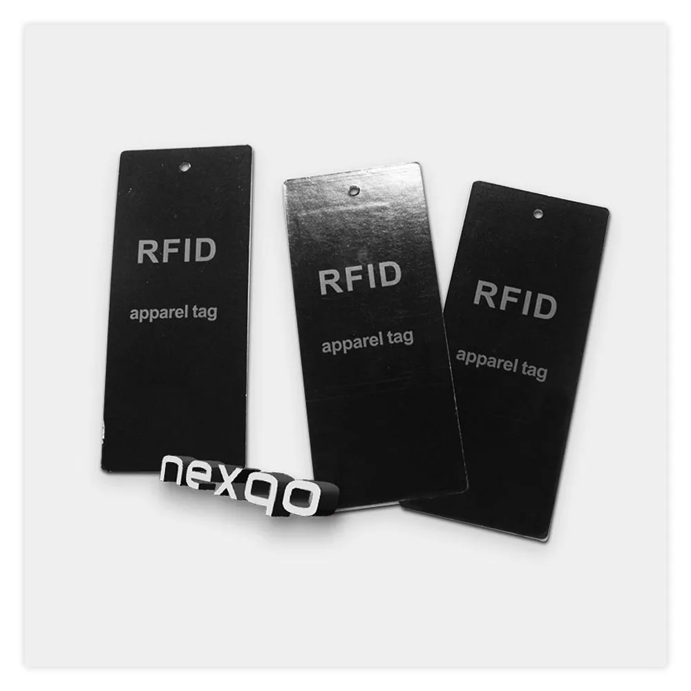 Free Sample Customized Repeatable Printing  Paper RFID Clothing Hang Tag