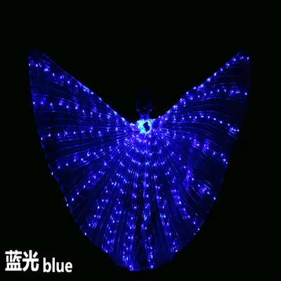 Party supplies Fairy Led Light Butterfly Dance Wings  Bar Costume Cape Props Colourful LED Butterfly Wings