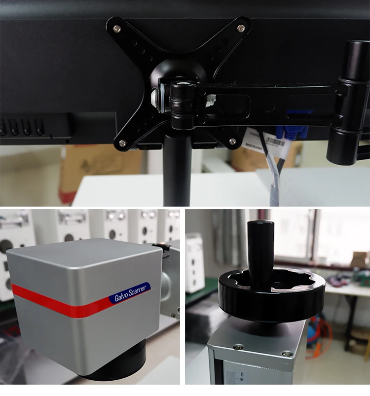 Customized Raycus 20w 30W 50W Portable Fiber Laser Marking Machine for Metal Fiber Laser Marker With Low Price