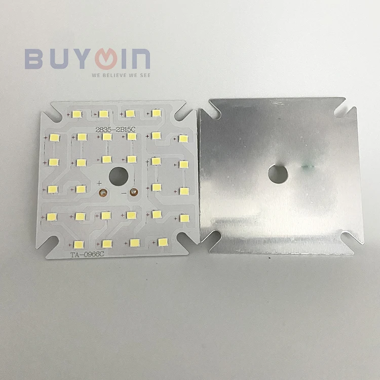 Square type led pcb board 30W China manufacture SMD2835 Led circuit pcb DC12V circuit board pcb