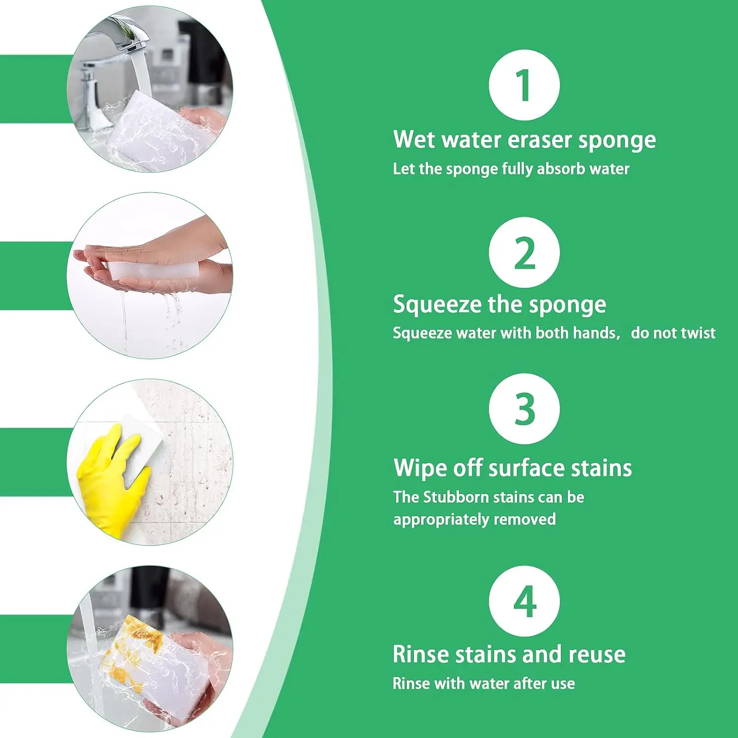 Magic cleaning Sponge Kitchen Cleaning magic  Eraser for Kitchen Office Bathroom Cleaning Nano Sponges
