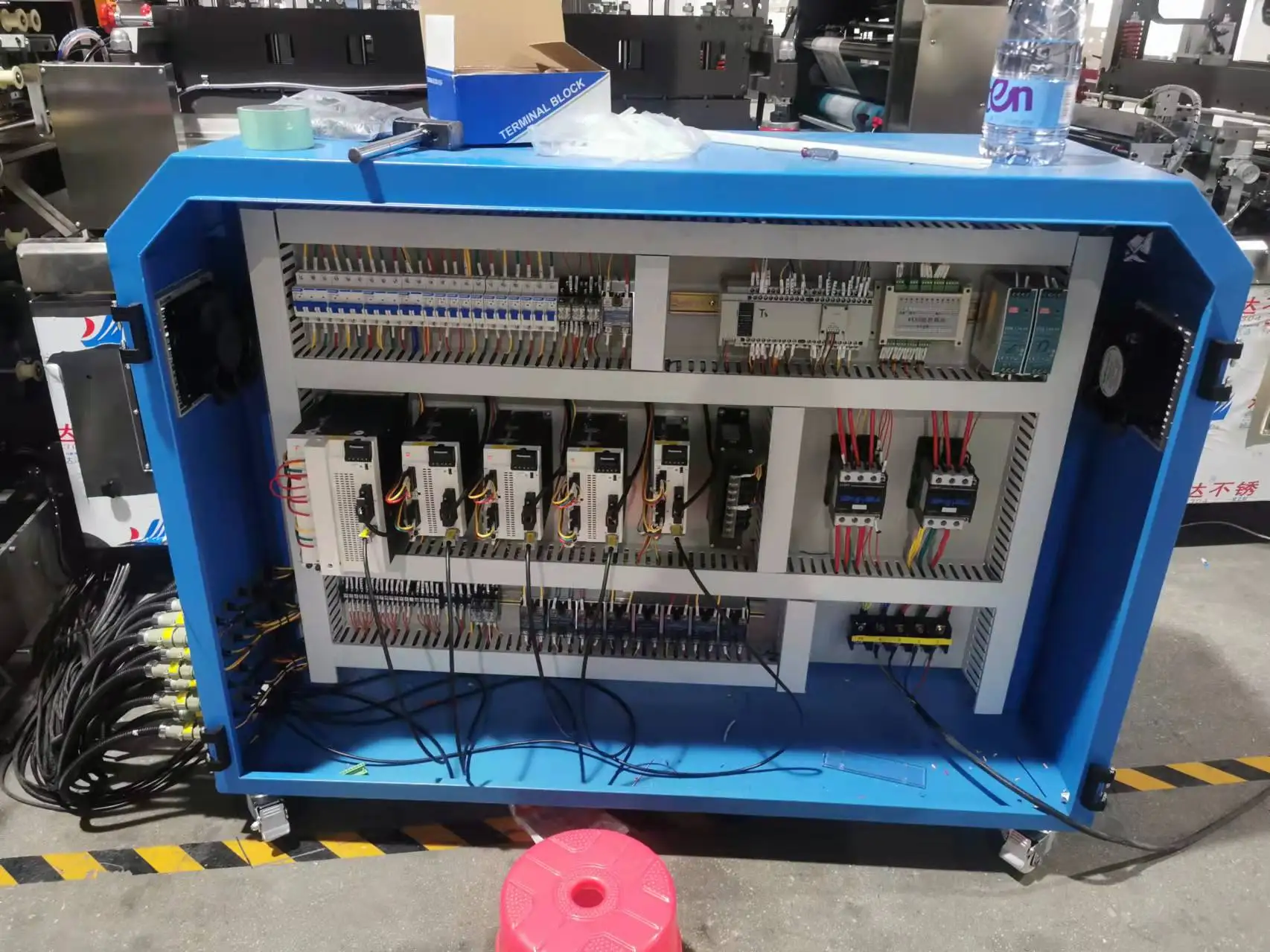 High Speed 3 line sealing bag making machine,three side sealing bag packing machine