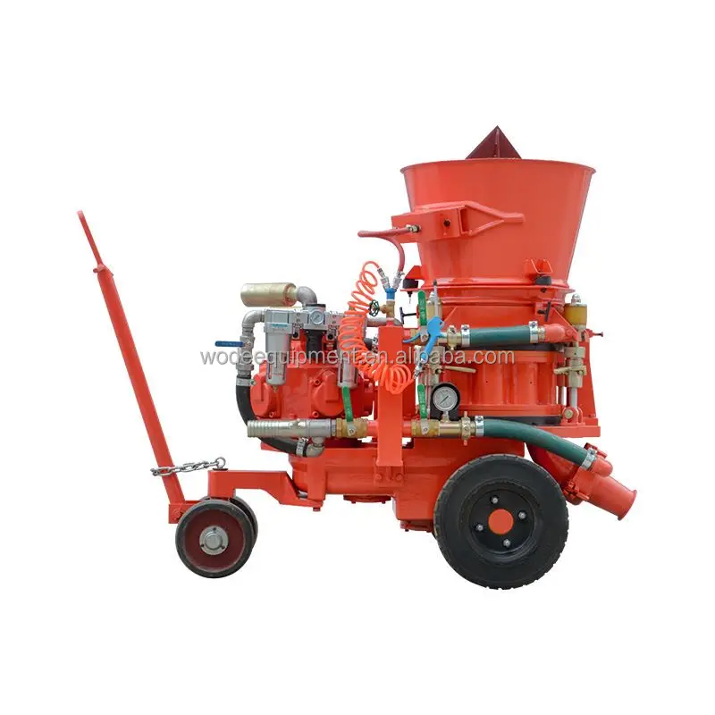 HWZ-5AR Pneumatic Refractory Gunning Shotcrerte Machine for Cement Factory with CE