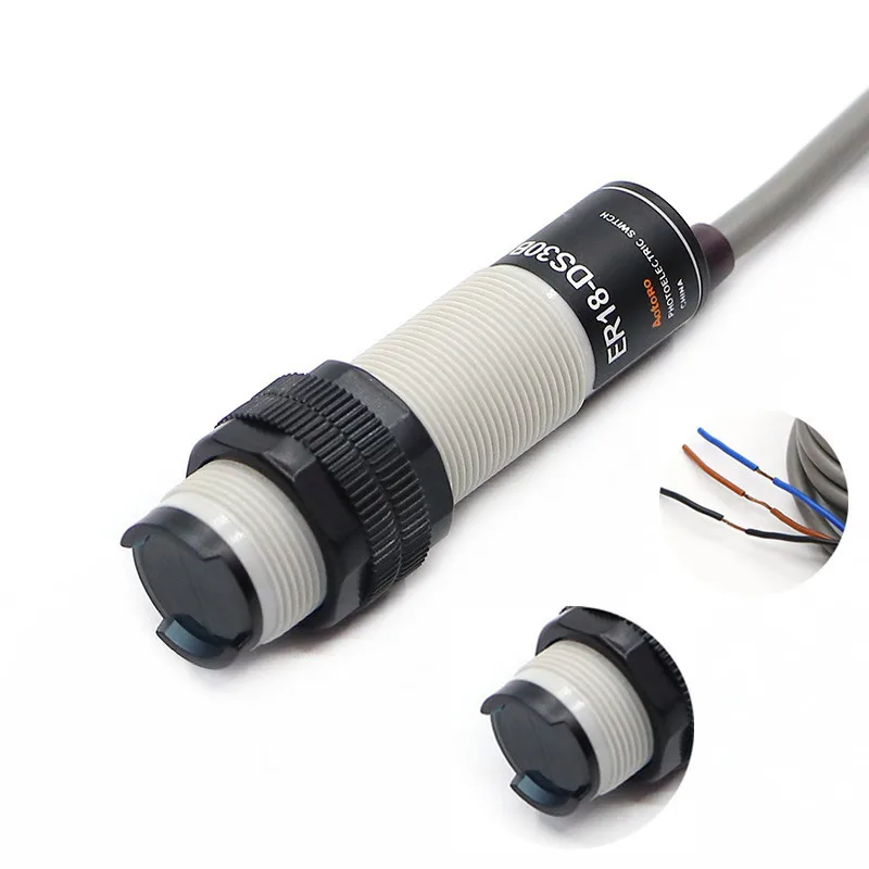 Инфракрасный M18 ER18-DS30B2 PNP NC фотоэлектрический датчик упаковочная машина датчик