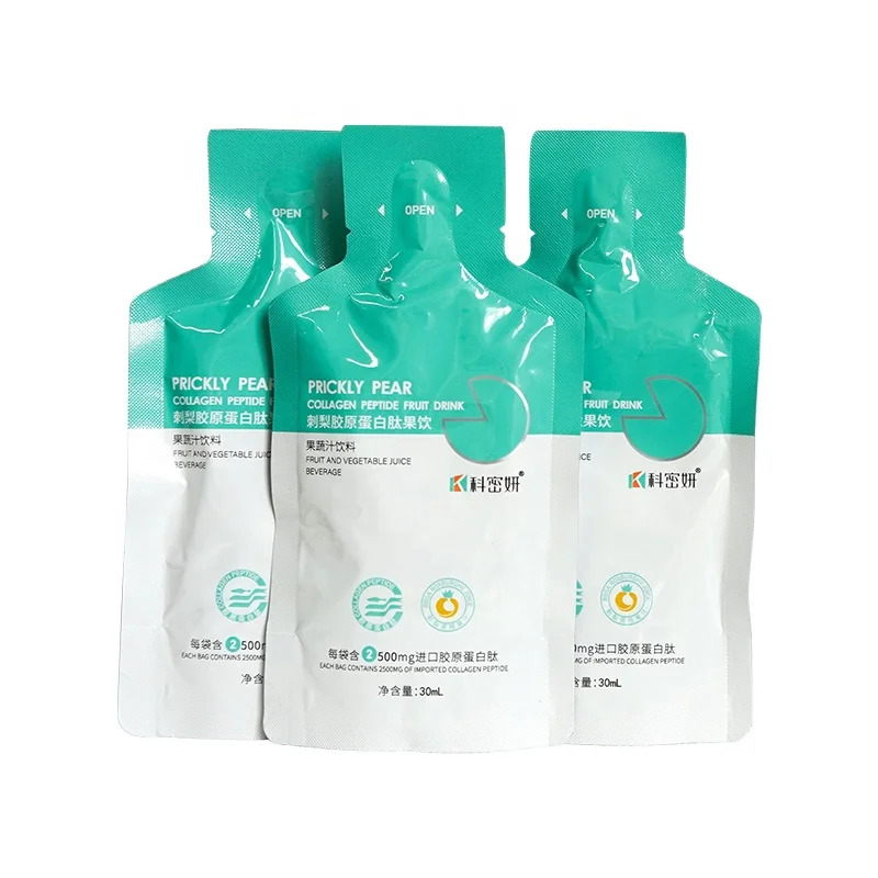 30ml prickly pear fruit and vegetable juice beverage beauty whitening anti-aging collager peptide enzyme healthy drink