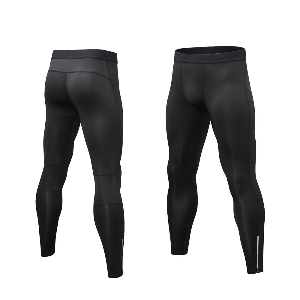 With zipper camo compression high waist boys men golf jogging gym hiking sport sweat yoga jogger track reflective jogger pants