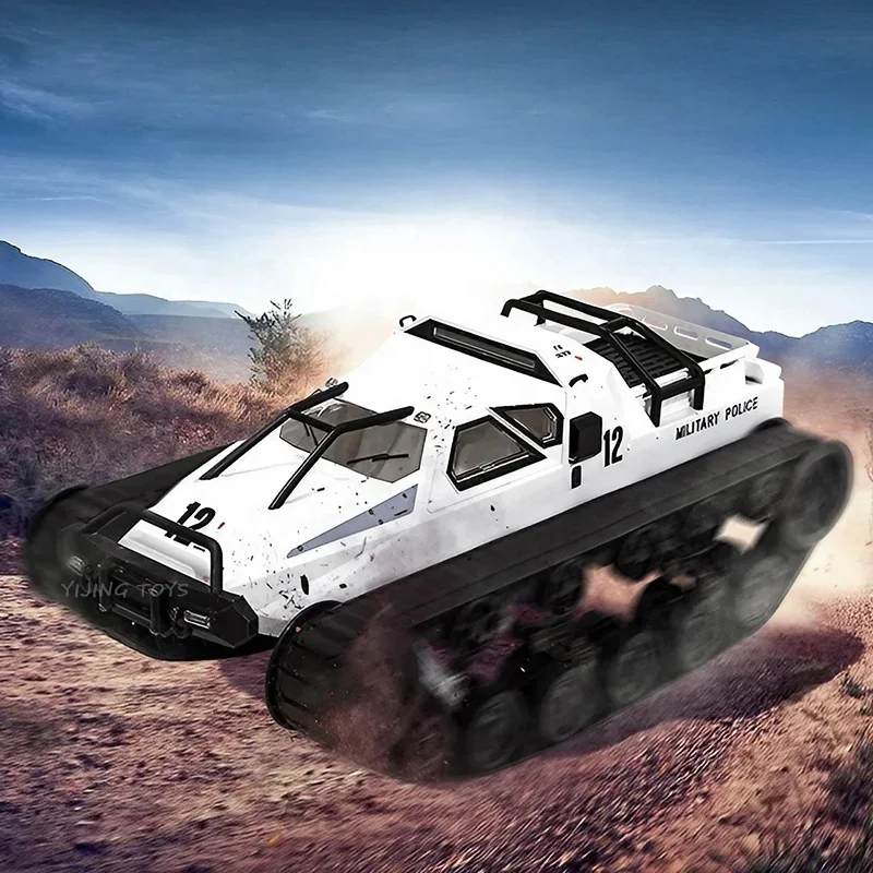 Pinecone Sg 1203 Ev2 Ripsaw 1:12 военный двойной гусеничный внедорожный танк 12 км 4x4 игрушечный Радиоуправляемый автомобиль с