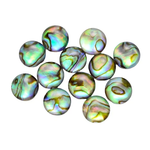 High Quality Natural Quartz Abalone Shell Low Price Gemstone for Jewelry Making round and Star Shape
