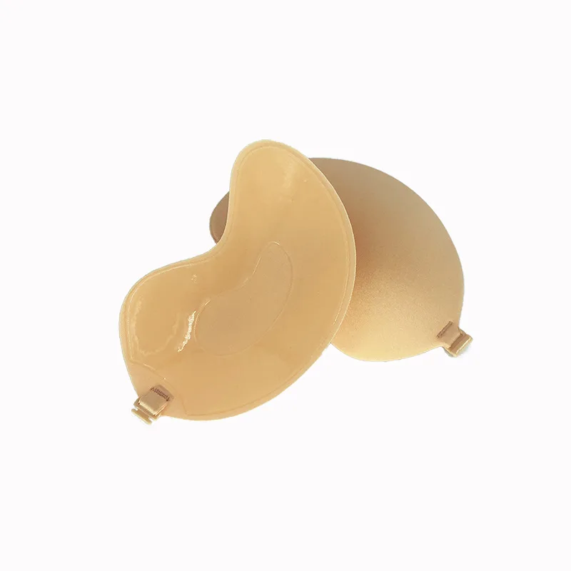 Strapless Adhesive Bra Self Adhesive Nipple Breast Pasties Cover Reusable Silicone Invisible women Bra