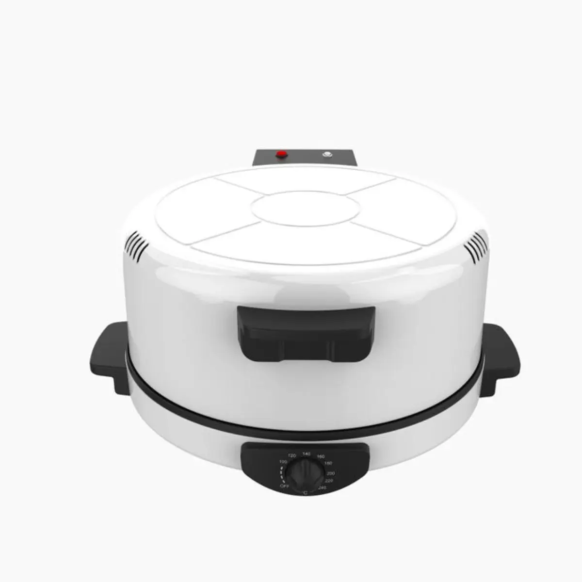 Stainless Steel Non Stick Easy Cleaning Electric Home Use Arabic Bread Pizza Pita Maker Cooker With Temperature Control Window