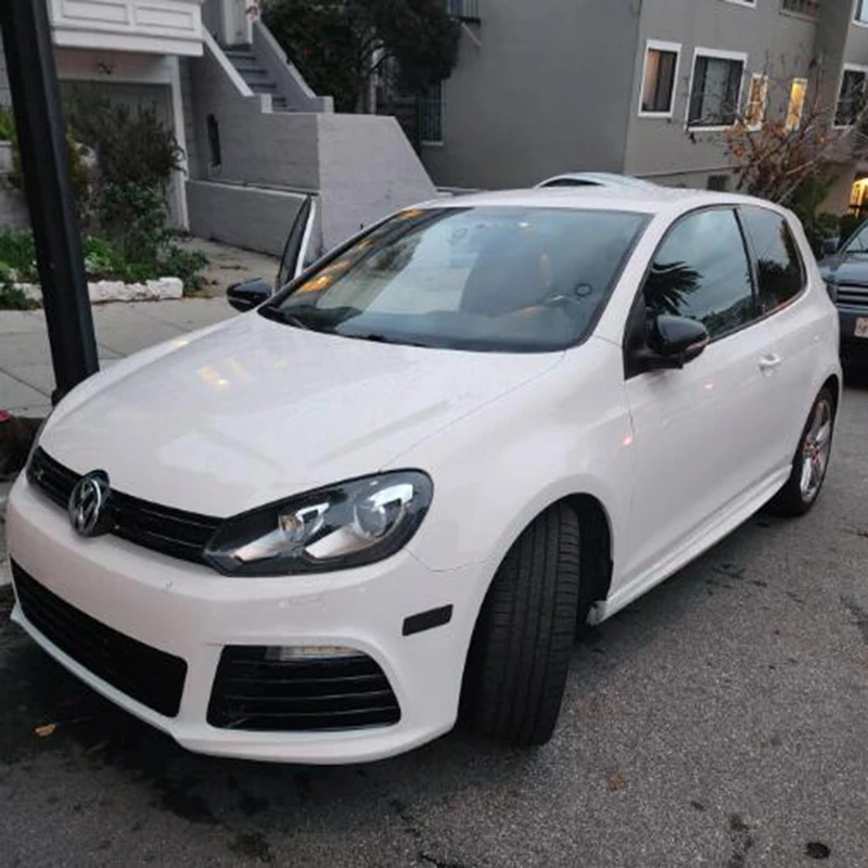 Front Bumper Side Marker Lights Turn Signal Lamps Lens For VW Golf 5 G-T-I Je-tta MK-5 2005-2009 1K5945071A 1K5945072A (Black)