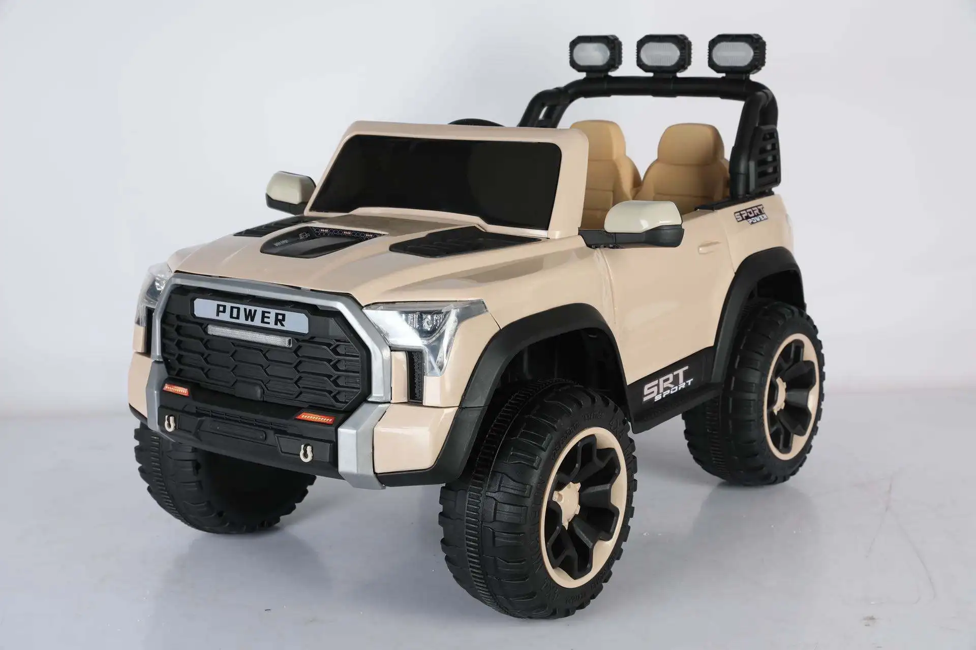 Dual-Seater 12V Electric Ride-On Pedal Car for Kids 2-4 Years Educational Remote & Battery-Powered Plastic Material Boys Girls