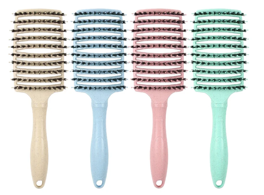 Custom Logo Travel Carrying Portable airbag Comb Hair Care Scalp Massager Hair Growth Brush for Man Women