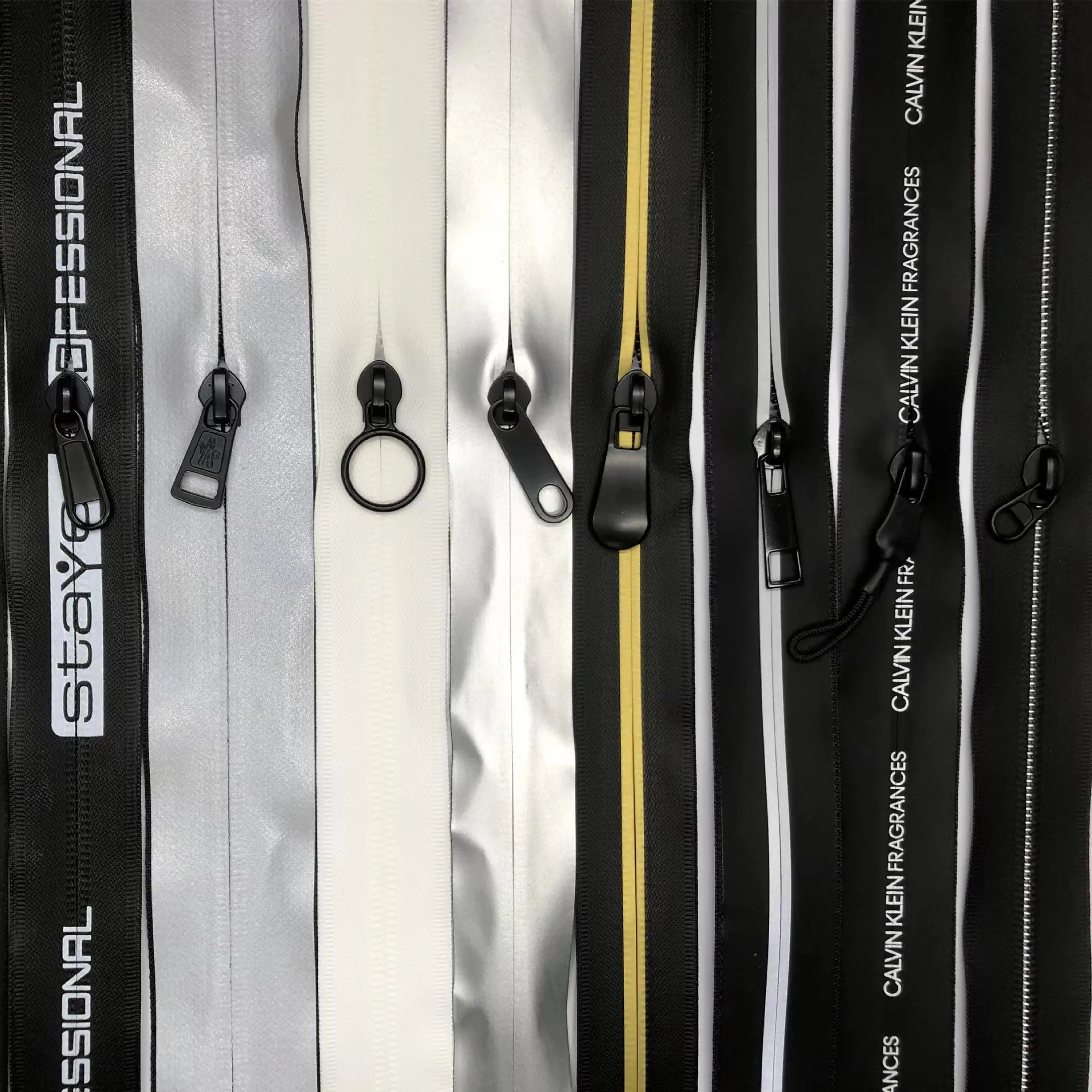 Custom Printing Reflective Waterproof Zipper #3#5 Waterproof Zip Sustainable Zipper Shoes Zippers for Jackets Nylon Cloes-end