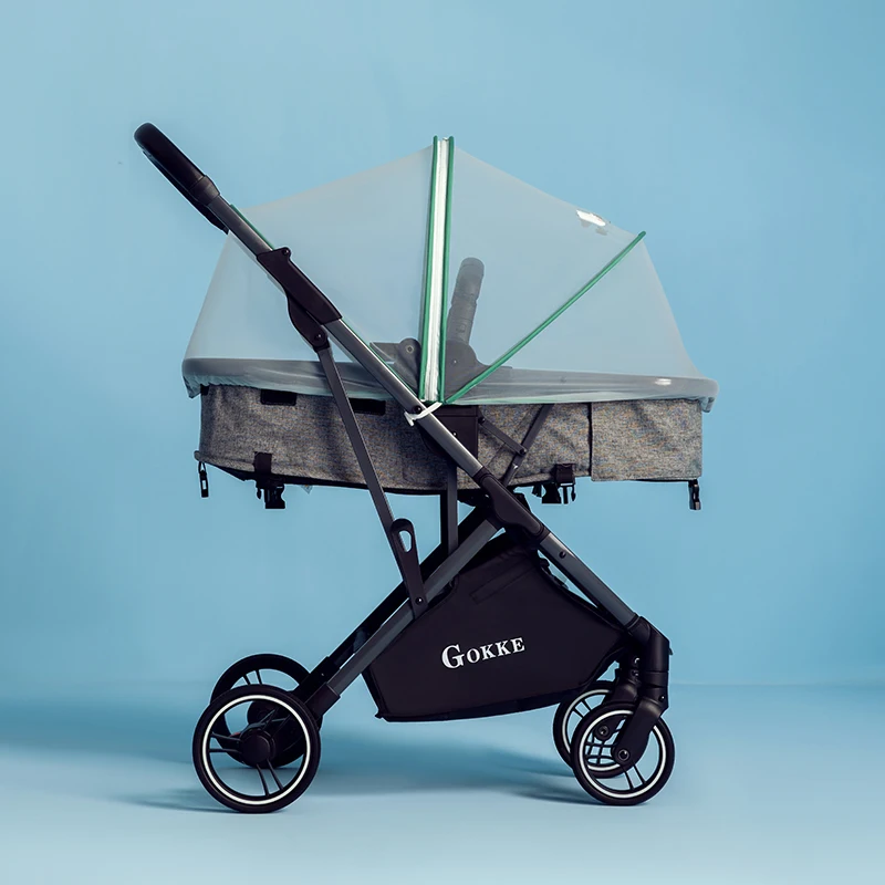 MEDOGA Multi Functional Large Capacity Baby Netting Carrier Bassinet Cradle Baby Stroller Mosquito Net