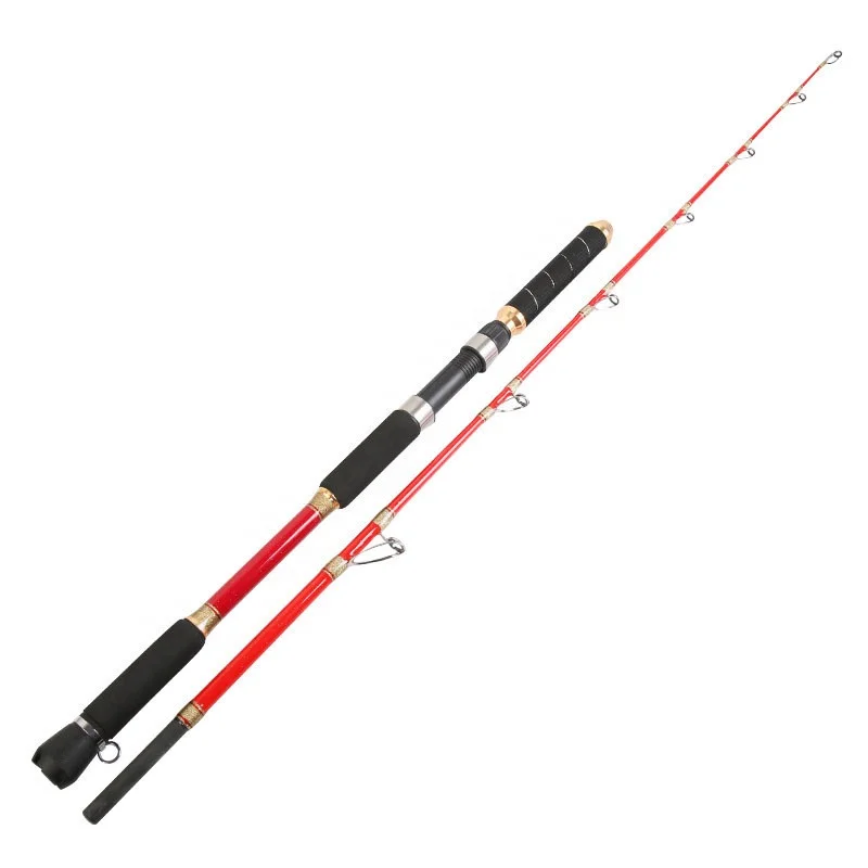 RISING High Quality 1.65m 1.8m 1.95m 2.1m Fiberglass MH Fast Offshore H Power Cana De Pescar Boat Sea Heavy Jigging Rods