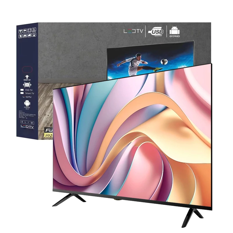 Manufacturer Tv Smart  Television 24 32 40 43 50 55 65 Inch LED Tv With Android WiFi