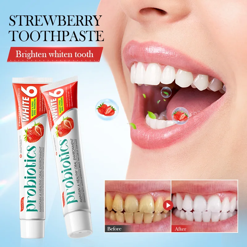 Plant fruit probiotic toothpaste oral brightening teeth gingival toothpaste wholesale