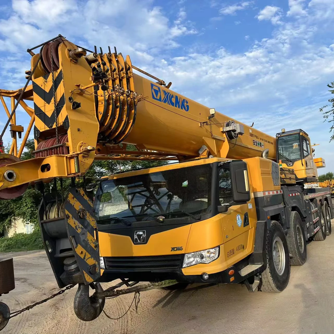 Используемый вездеходный кран xcmg 80ton XCMG XCT80L5 XCT80L6 80-тонный для продажи в хорошем состоянии